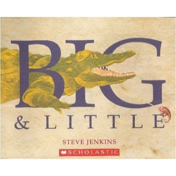 Big and Little Steve Jenkins Paperback Book Scholastic - Picture 1 of 5